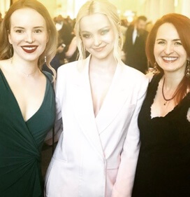 Claire Hosterman with her sister Dove Cameron and mother Bonnie Wallace